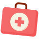 Ícone Opções de Plano de Saúde Corporativo - Maleta de Primeiros Socorros