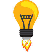Ícone Desenvolvimento de Múltiplas habilidades e Desenvolvimento Pessoal - Lâmpada